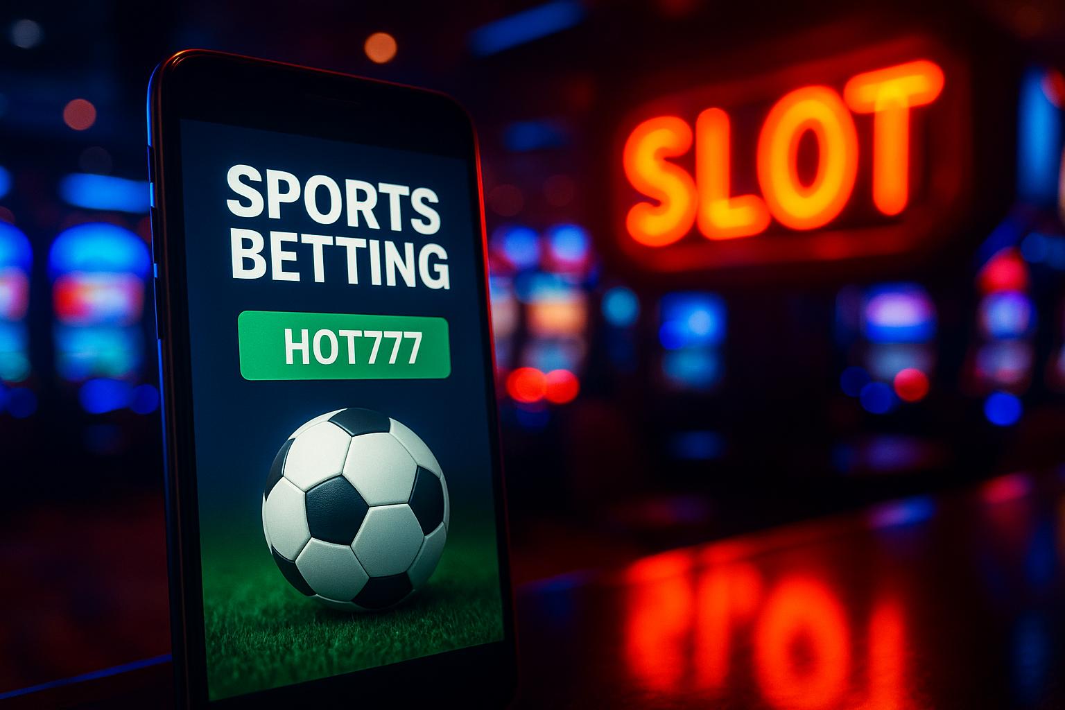 Apostas esportivas no cassino online HOT777